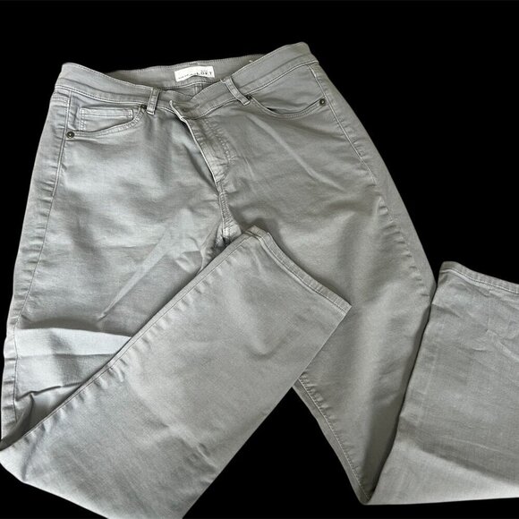 LOFT Pants - Loft Gray Skinny Cropped Pants Size 8 NWOT